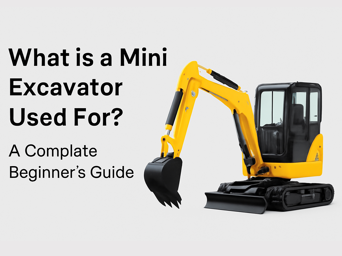 What is a Mini Excavator Used For? A Complete Beginner’s Guide