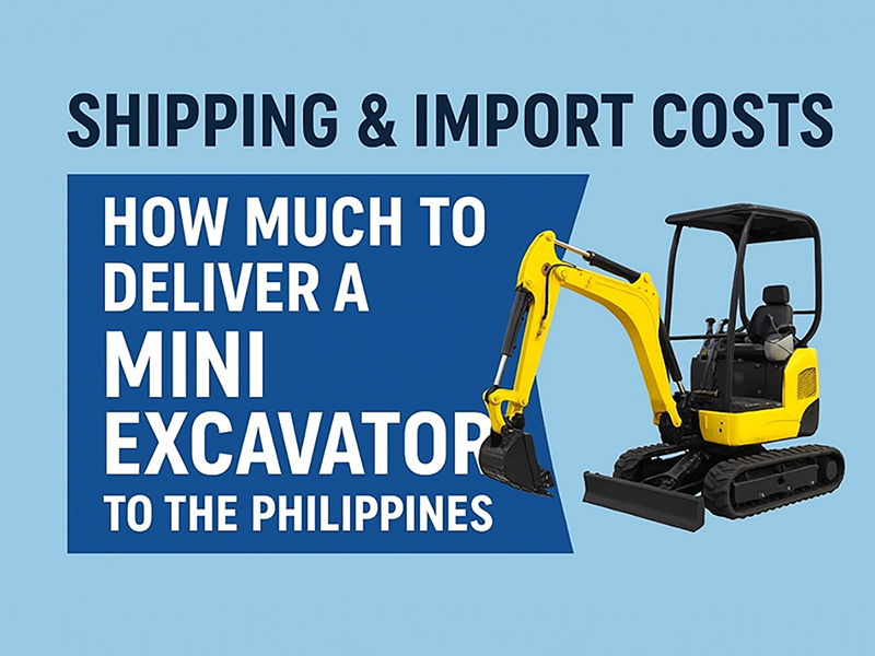 Shipping & Import Costs: How Much to Deliver a Mini Excavator to the Philippines